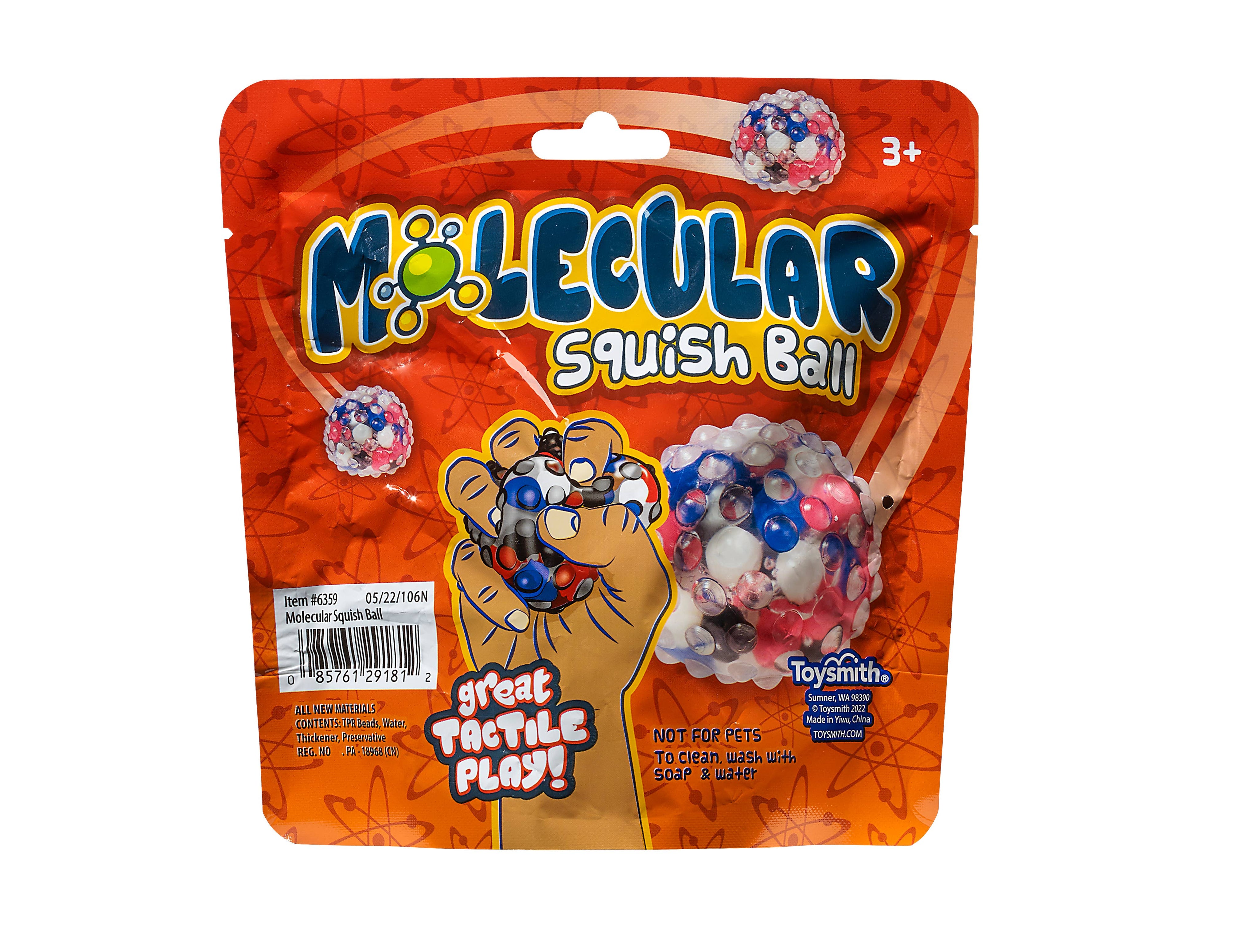 Molecular Squish Ball, Tactile Play, Fidget Toy