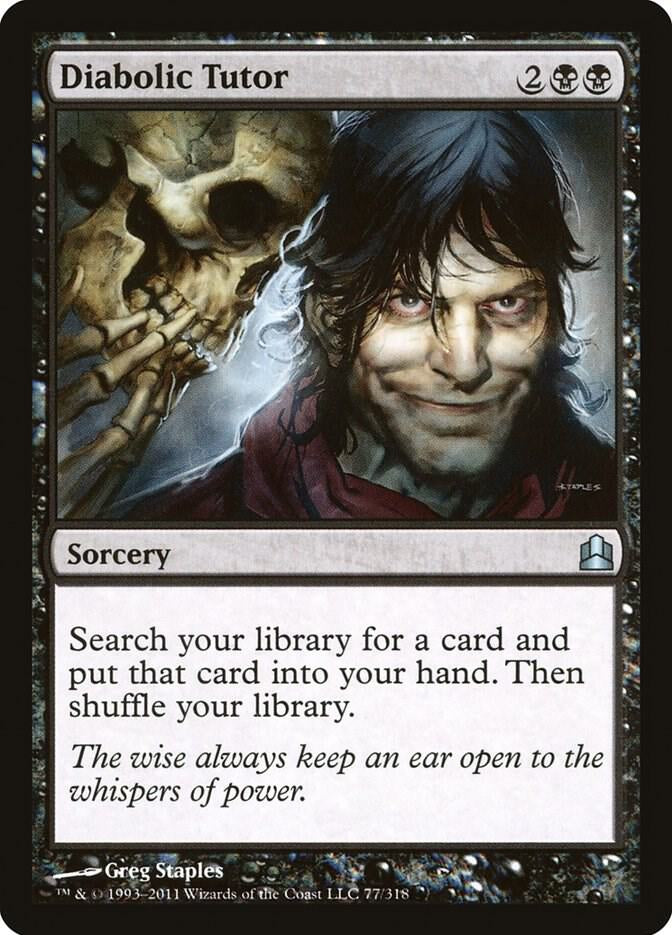 Diabolic Tutor - Black - Staple
