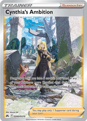Cynthia's Ambition - Trainer - Supporter
