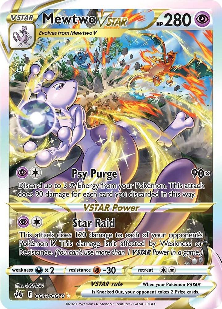 pokemon immersvie card mewtwo rarity 2 star Mewtwo VSTAR