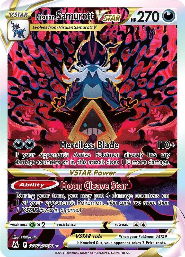 Hisuian Samurott VSTAR - Darkness