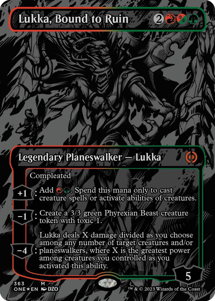 Lukka, Bound to Ruin - Red/Green