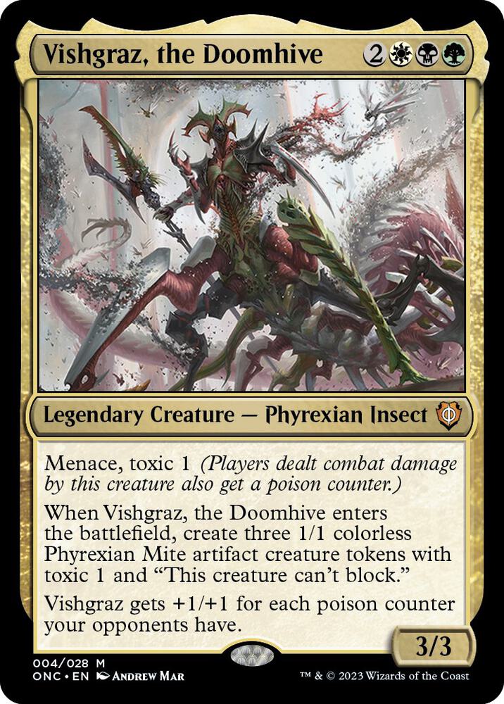 Vishgraz, the Doomhive - White/Black/Green