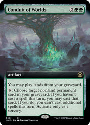 Conduit of Worlds - Green/Artifact