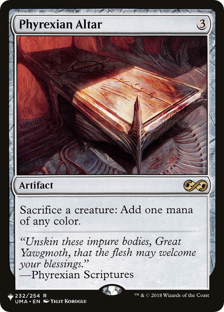 Phyrexian Altar - Artifact