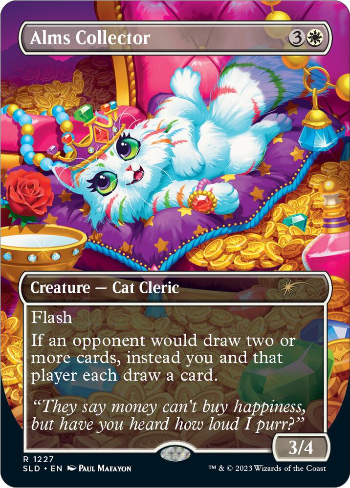 Alms Collector - White