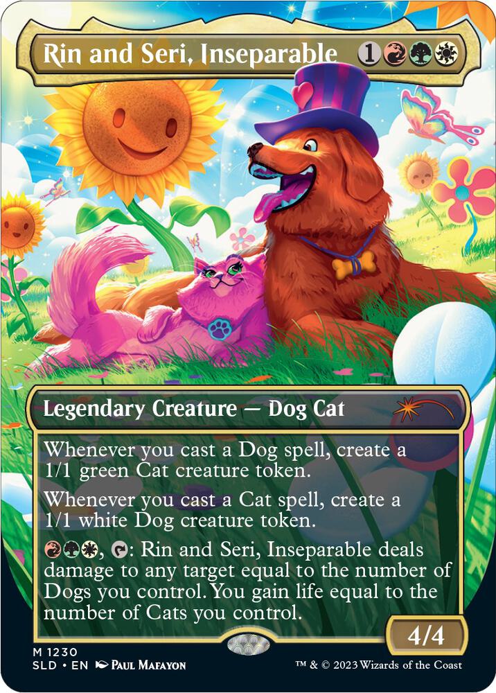 Rin and Seri, Inseparable - Red/Green/White