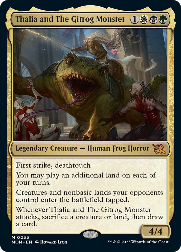 Thalia and The Gitrog Monster - White/Black/Green