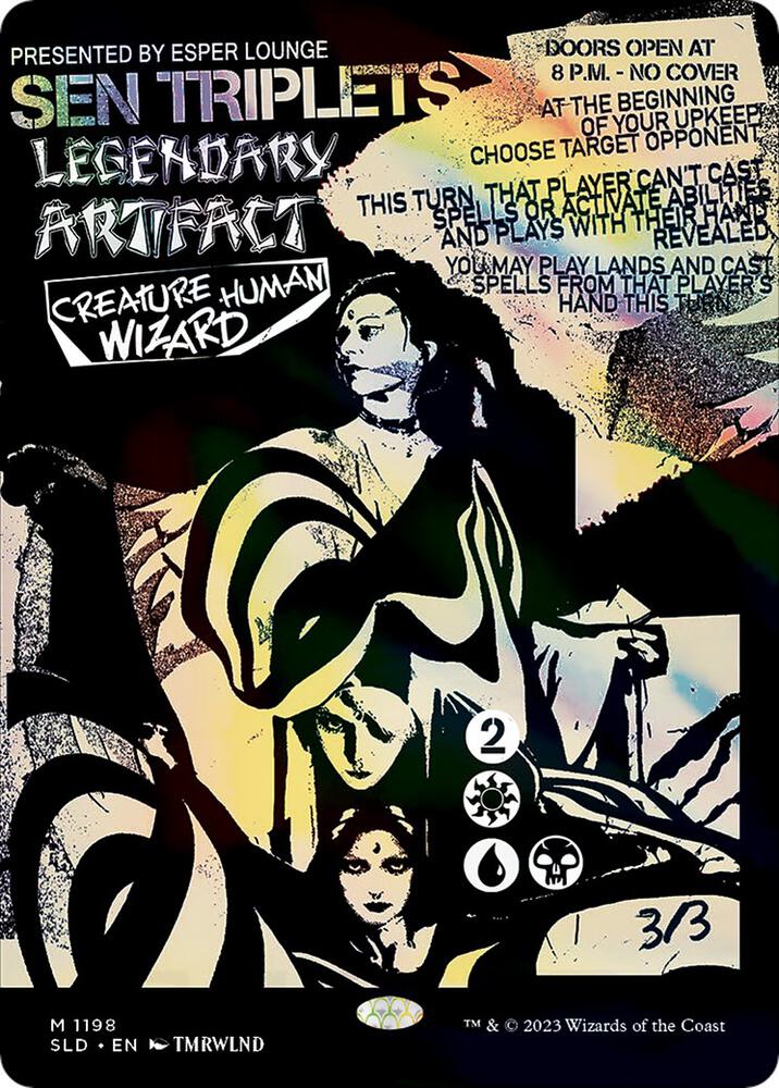 Sen Triplets - White/Blue/Black