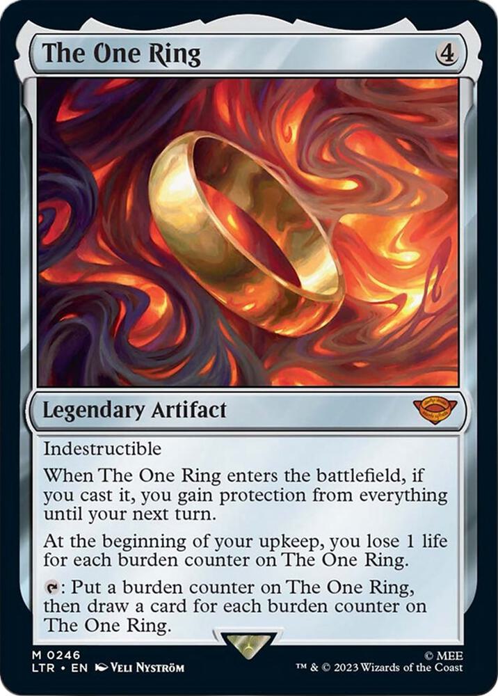 mtg whenever an artifact enters the battlefield draw a card The One Ring
