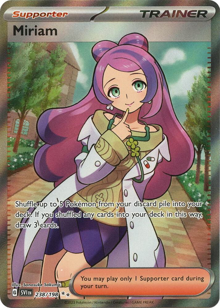 how to shuffle pokemon cards when opening Miriam