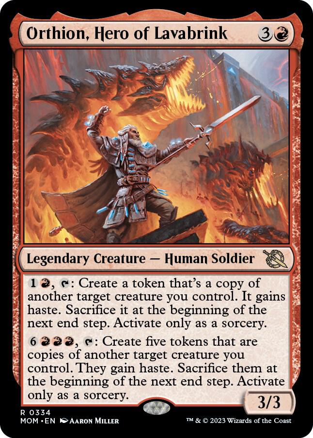 Orthion, Hero of Lavabrink - Red