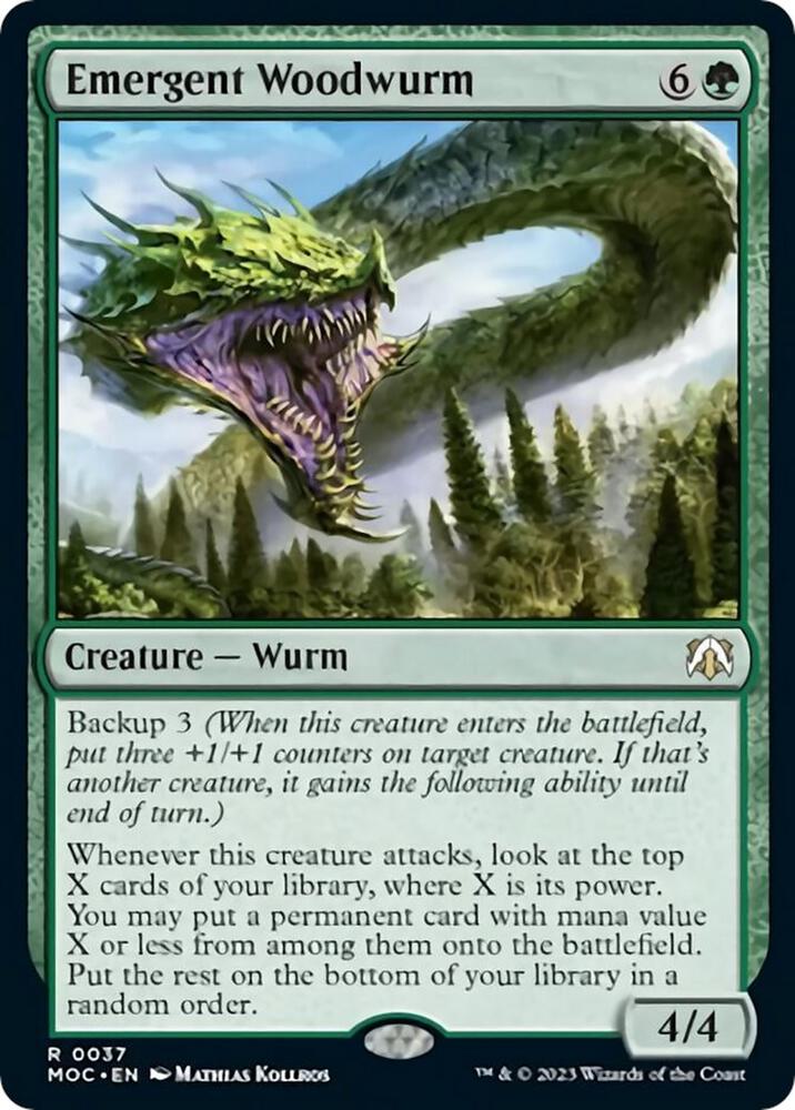 Emergent Woodwurm - Green