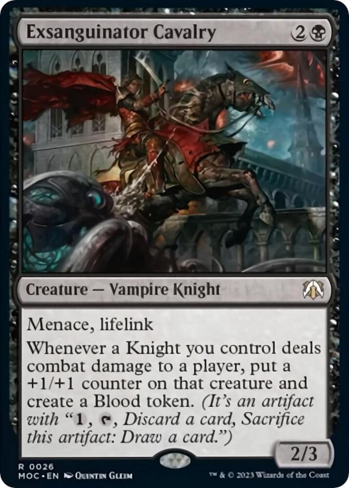 Exsanguinator Cavalry - Black