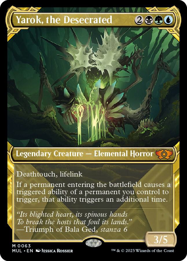 Yarok, the Desecrated - Black/Blue/Green