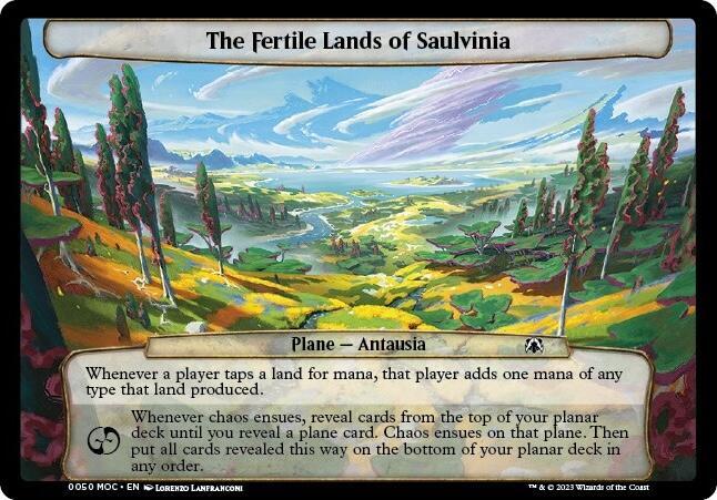 The Fertile Lands of Saulvinia - Planechase: March of the Machine (OVER)