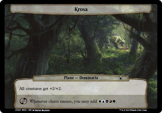 Krosa (Planechase) - Oversize Cards (OVER)