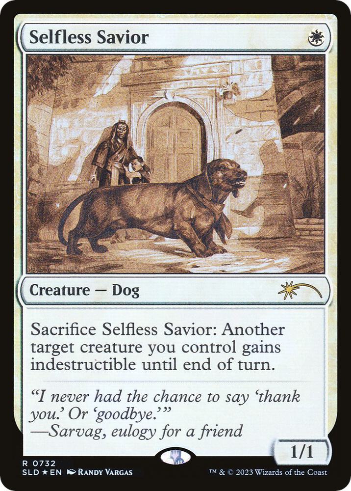 Selfless Savior - White