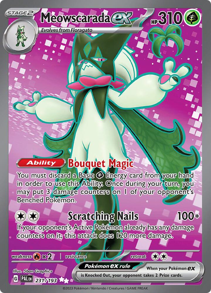 Meowscarada EX - Grass
