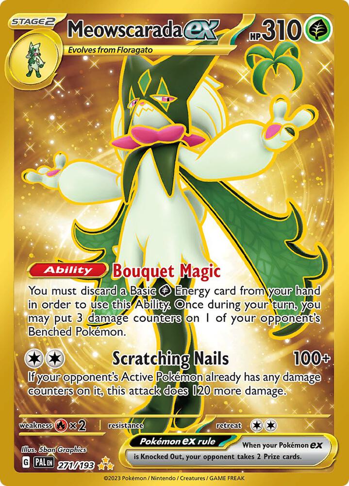 Meowscarada EX - Grass