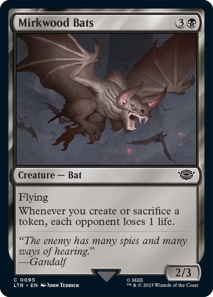 Mirkwood Bats - Black
