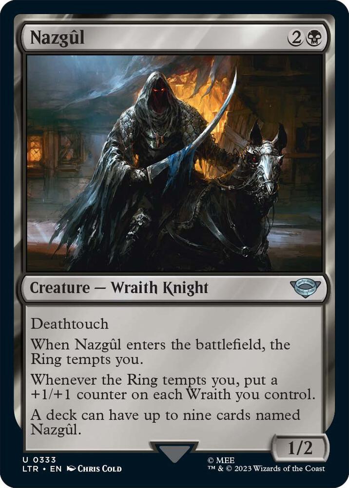 nazgul mtg cards Nazgul - Black - 0333