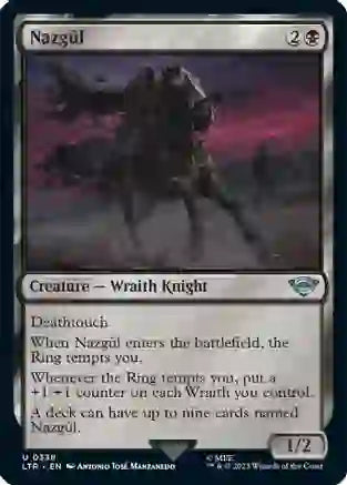 Nazgûl - Creature - Wraith Knight - Black