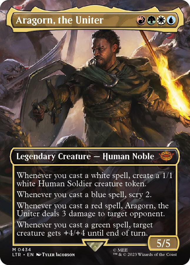 Aragorn, the Uniter - Red/Green/White/Blue
