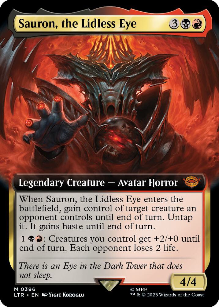 Sauron, the Lidless Eye - Black/Red