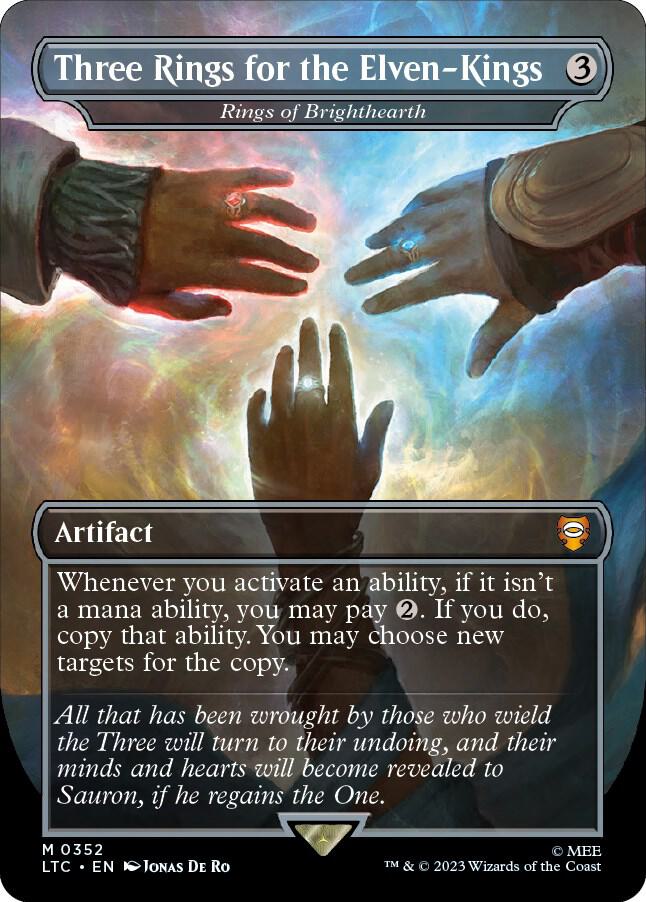 Three Rings for the Elven-Kings - Rings of Brighthearth - Artifact