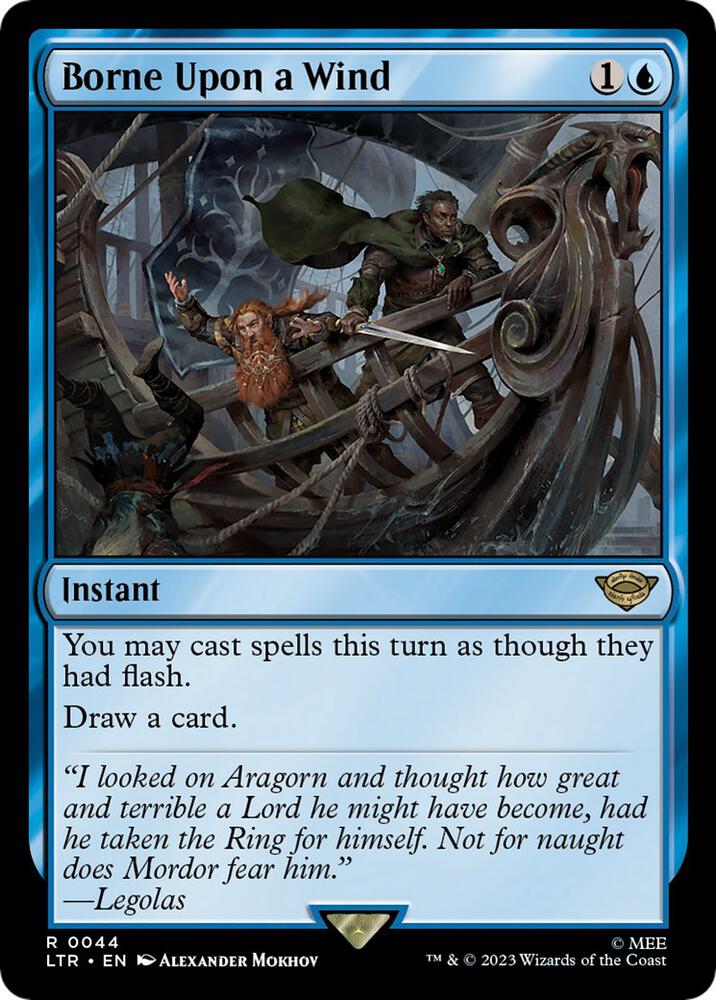 Borne Upon a Wind - Blue