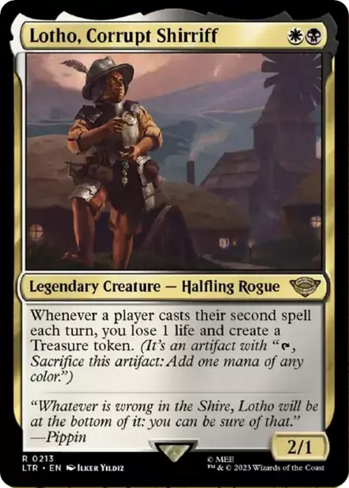 Lotho, Corrupt Shirriff - White/Black