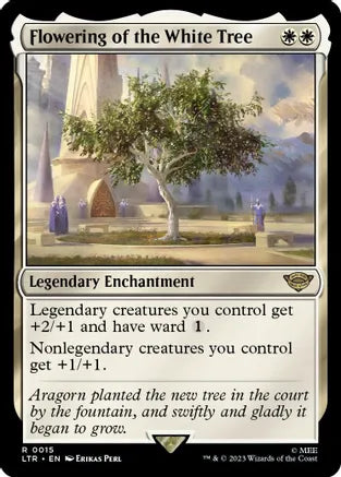 Flowering of the White Tree - White