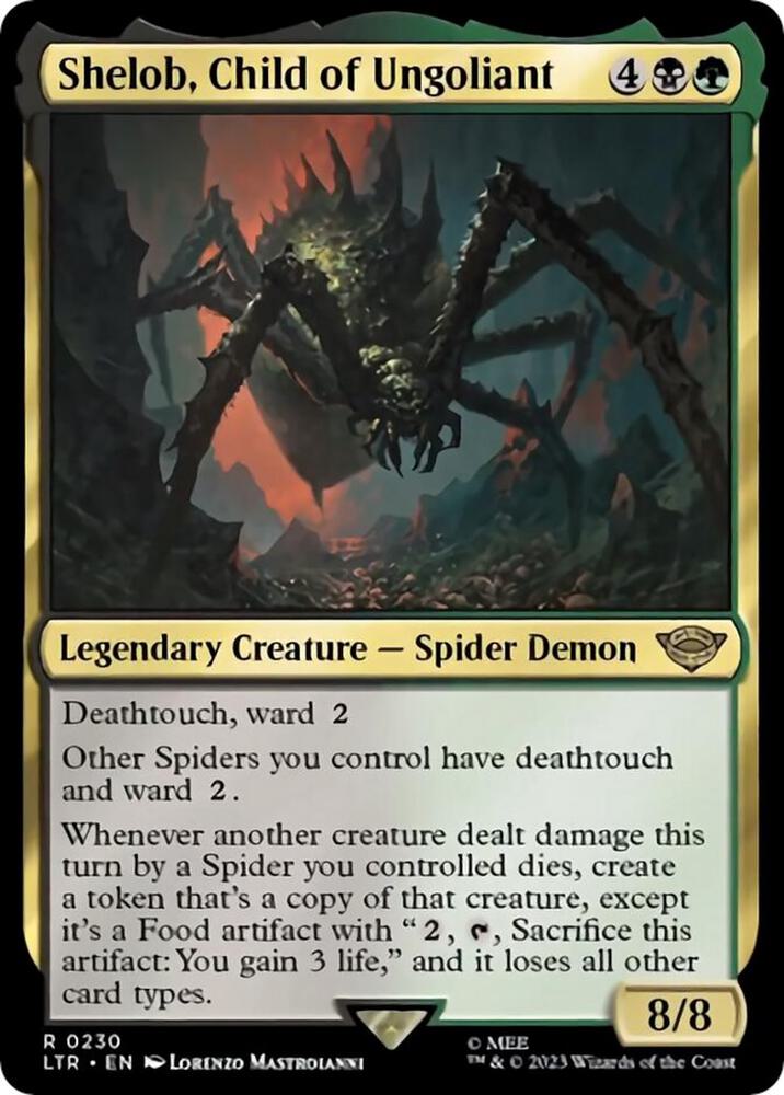 Shelob, Child of Ungoliant - Black/Green