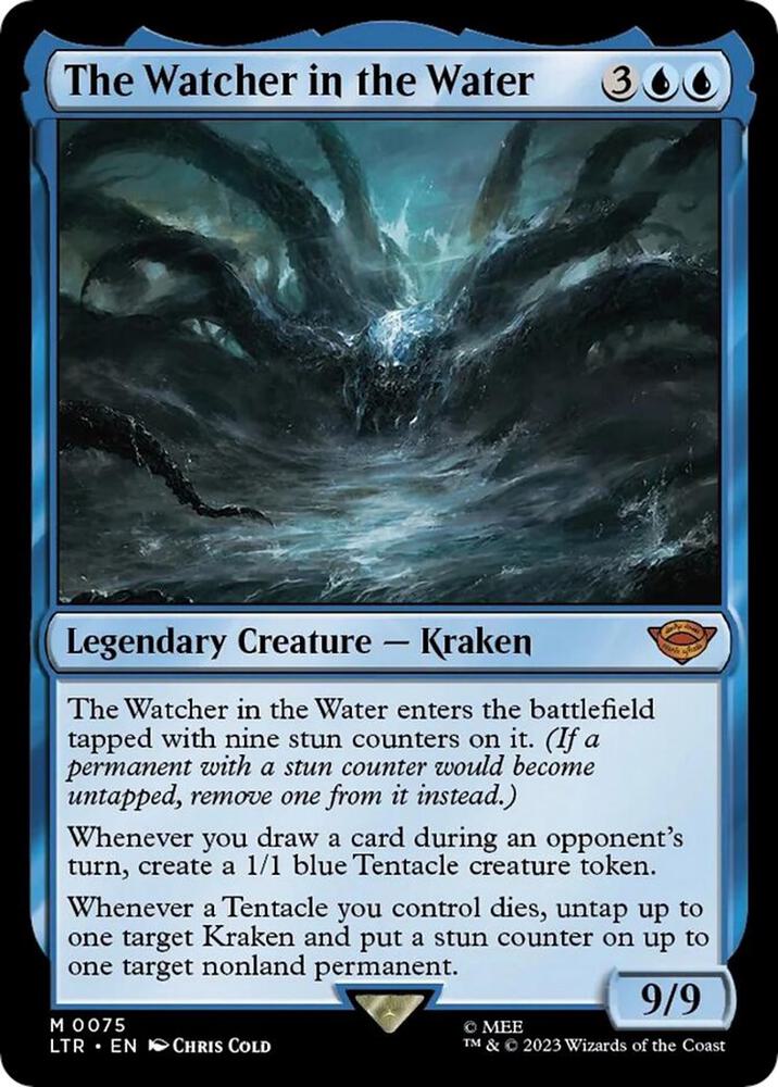 The Watcher in the Water - Blue