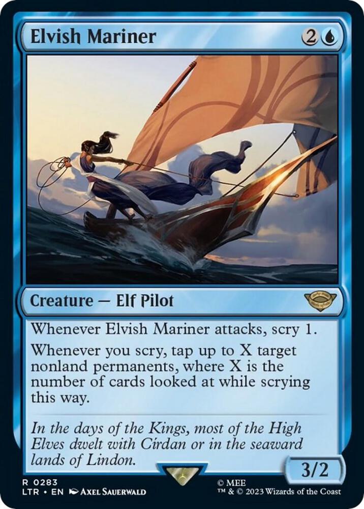 Elvish Mariner - Blue