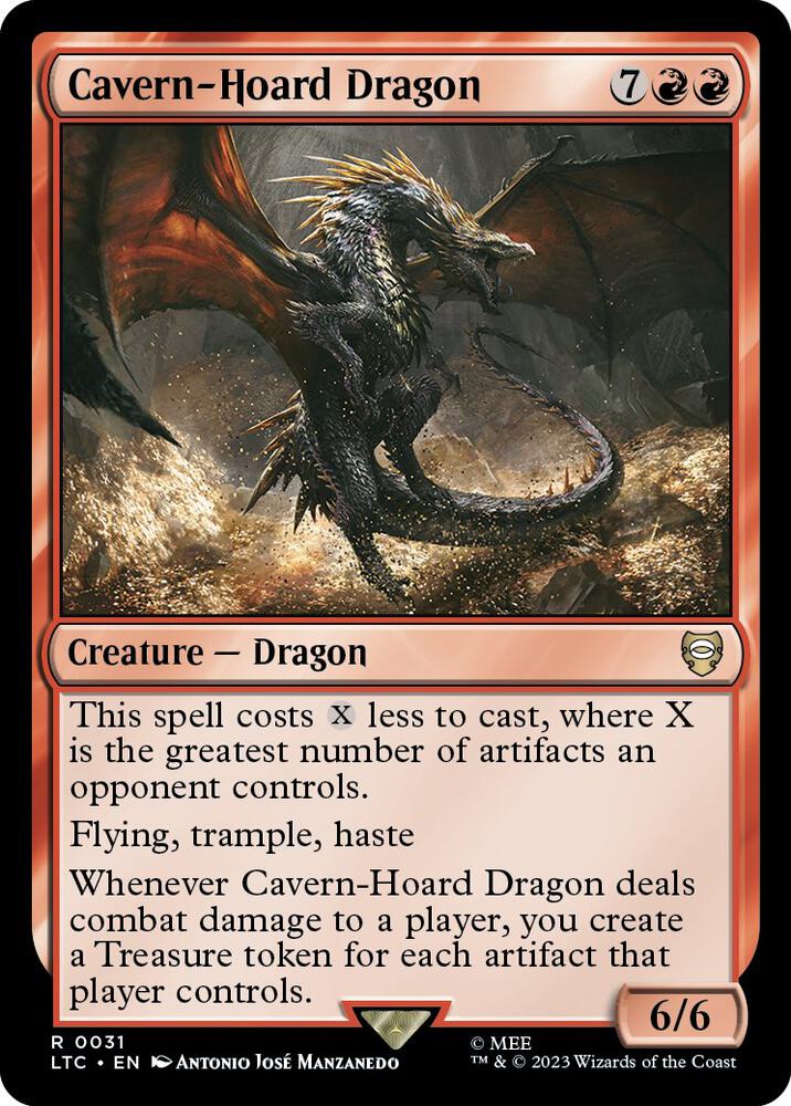 Cavern-Hoard Dragon - Red
