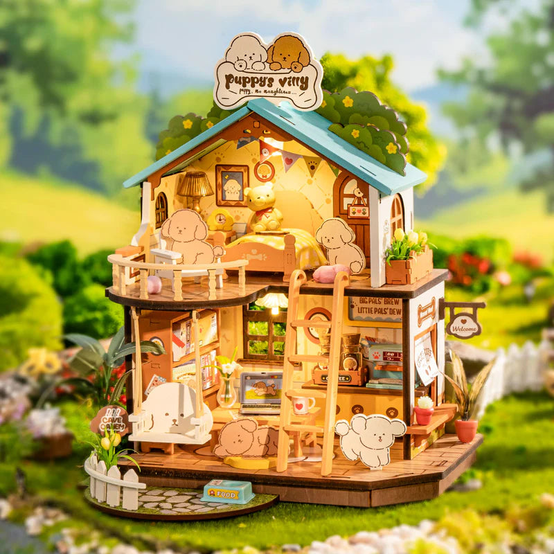 DIY Miniature House | Puppy's Cozy Villa