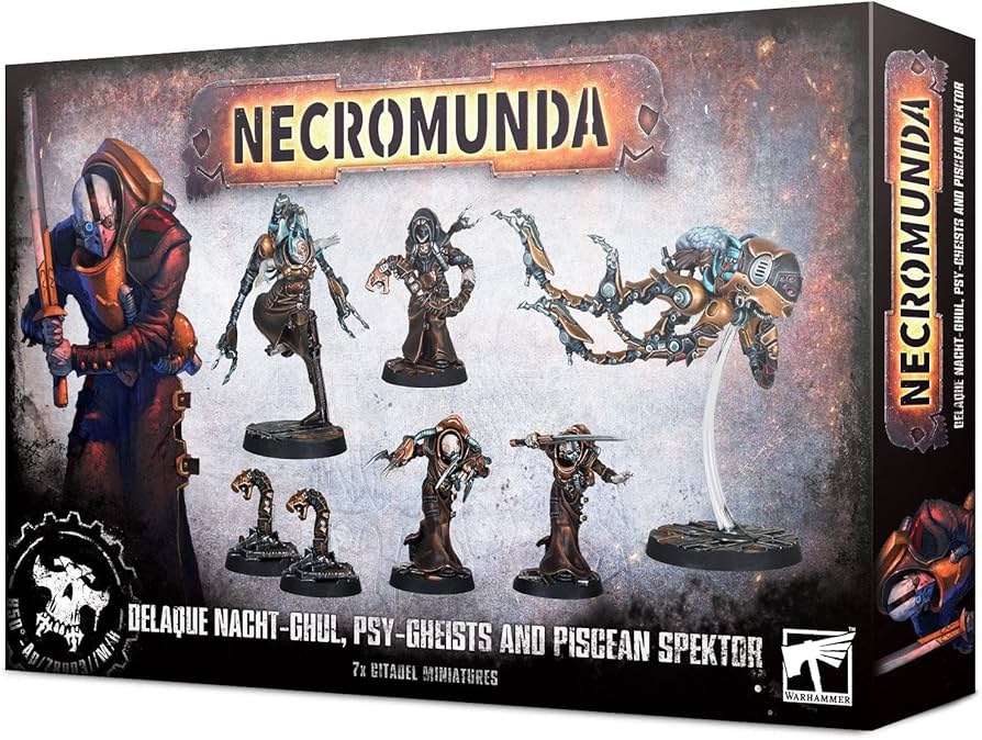 Warhammer Necromunda - Delaque Nacht-Ghul, Psy-Gheists and Piscean Spektor