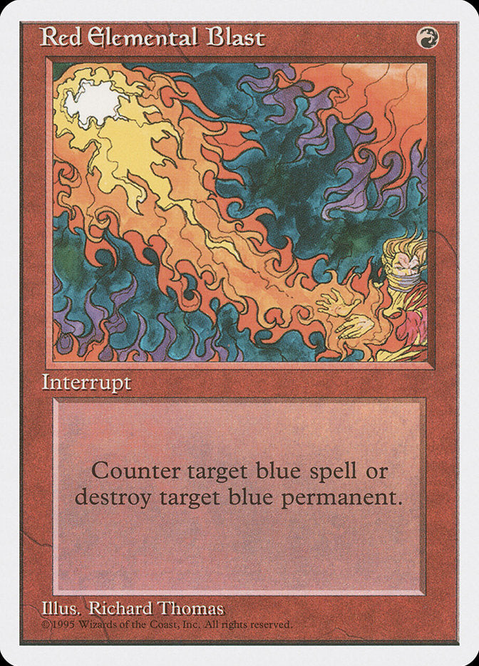 Red Elemental Blast - Red - Staple