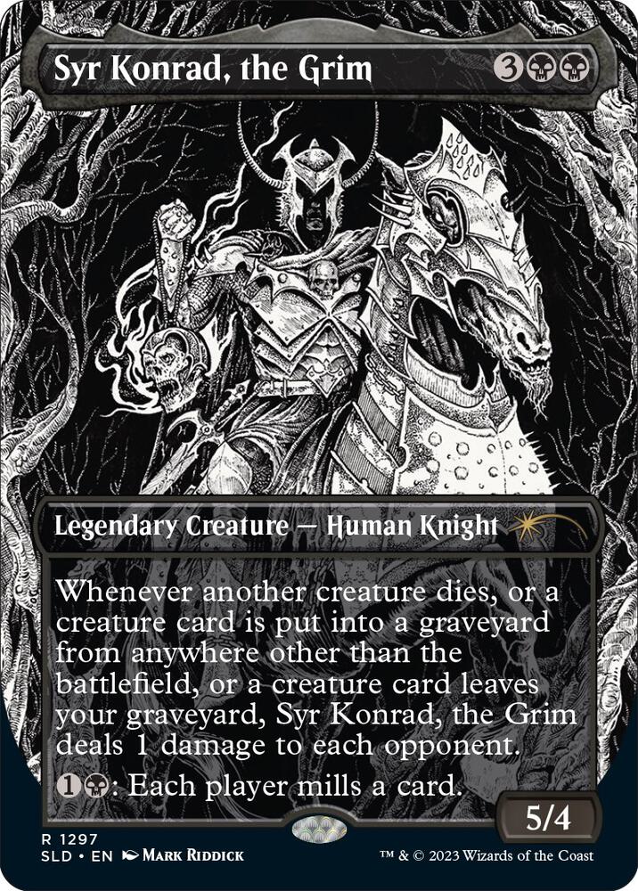 Syr Konrad, the Grim - Black