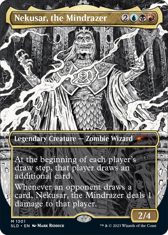 Nekusar, the Mindrazer - Blue/Black/Red