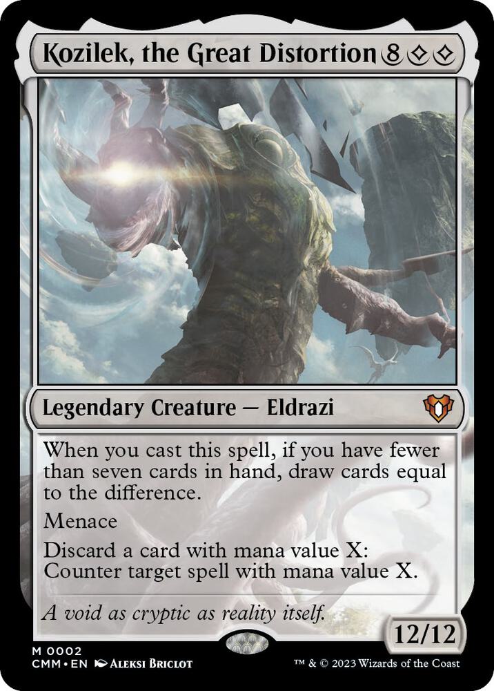 Kozilek, the Great Distortion - Legendary Creature - Eldrazi - Colorless