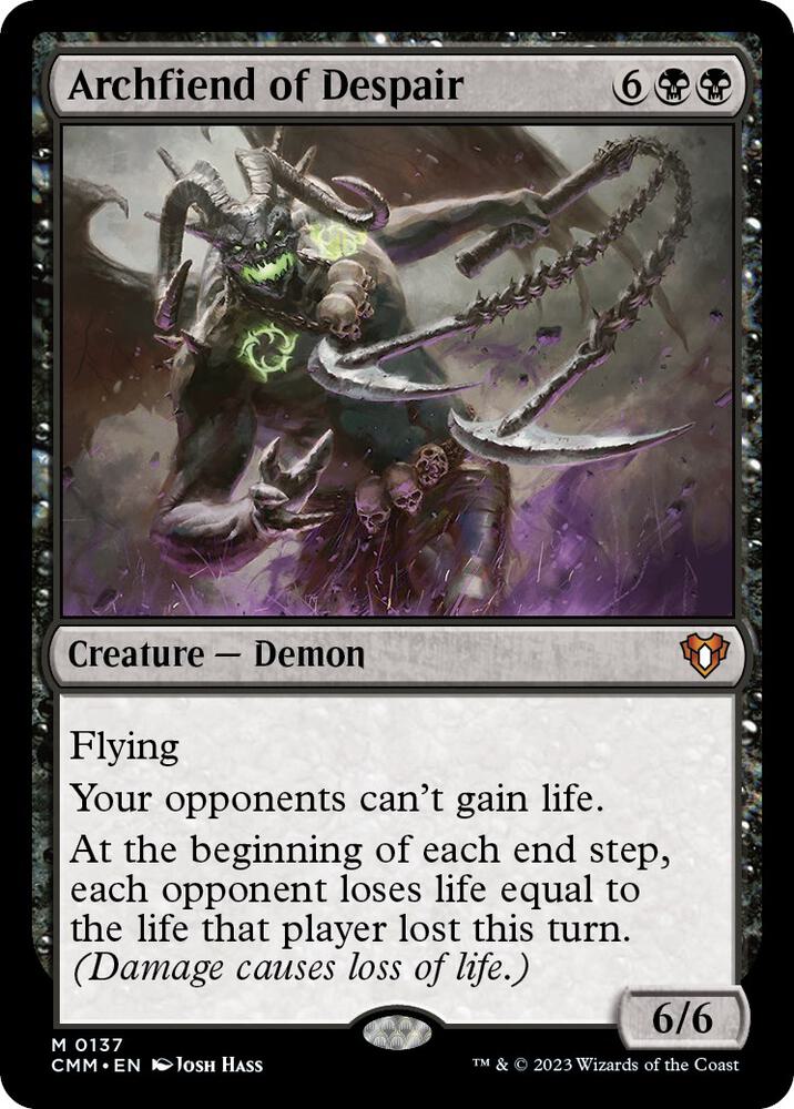 Archfiend of Despair - Black