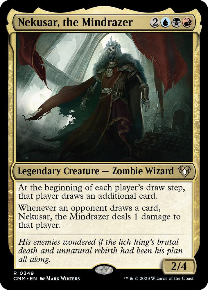 Nekusar, the Mindrazer - Blue/Black/Red