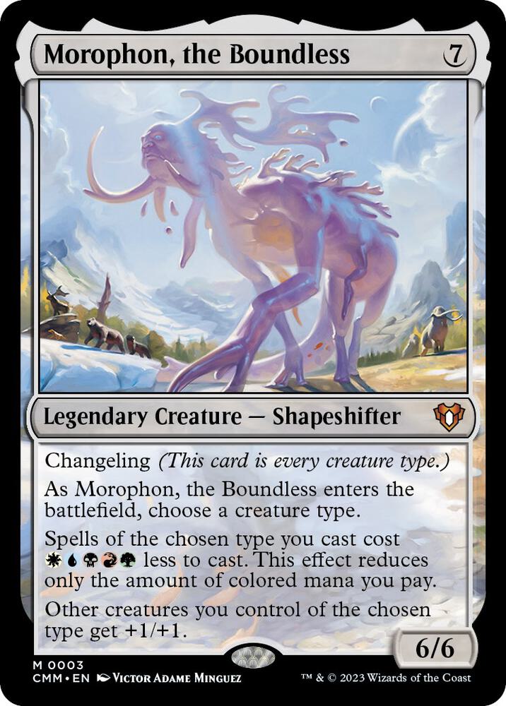 Morophon, the Boundless - White/Blue/Black/Red/Green