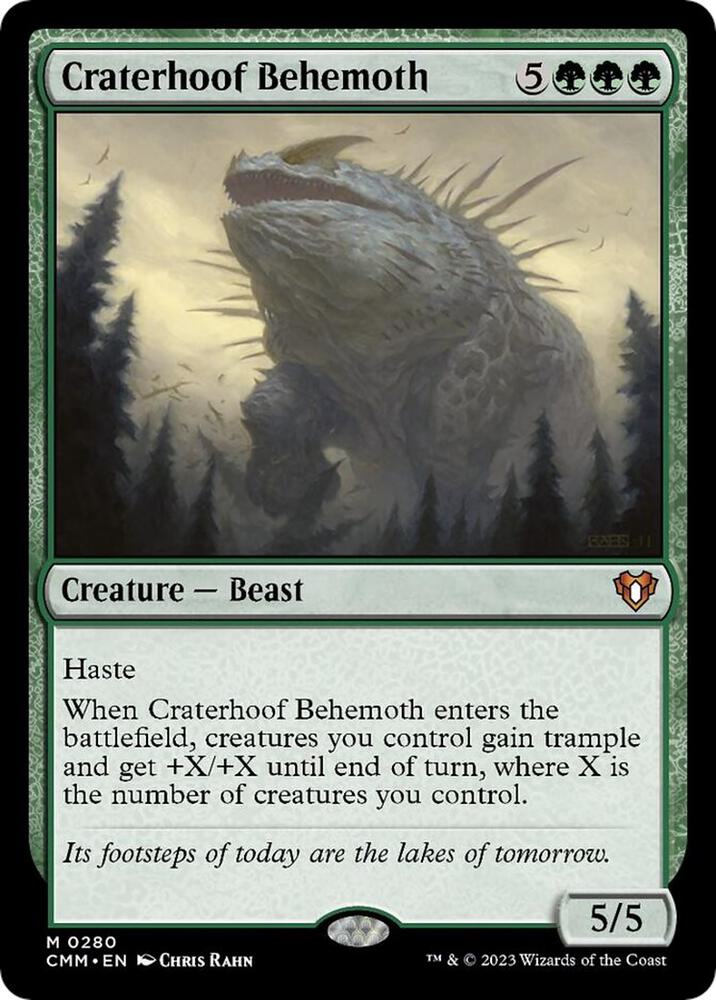 Craterhoof Behemoth - Creature - Beast - Green