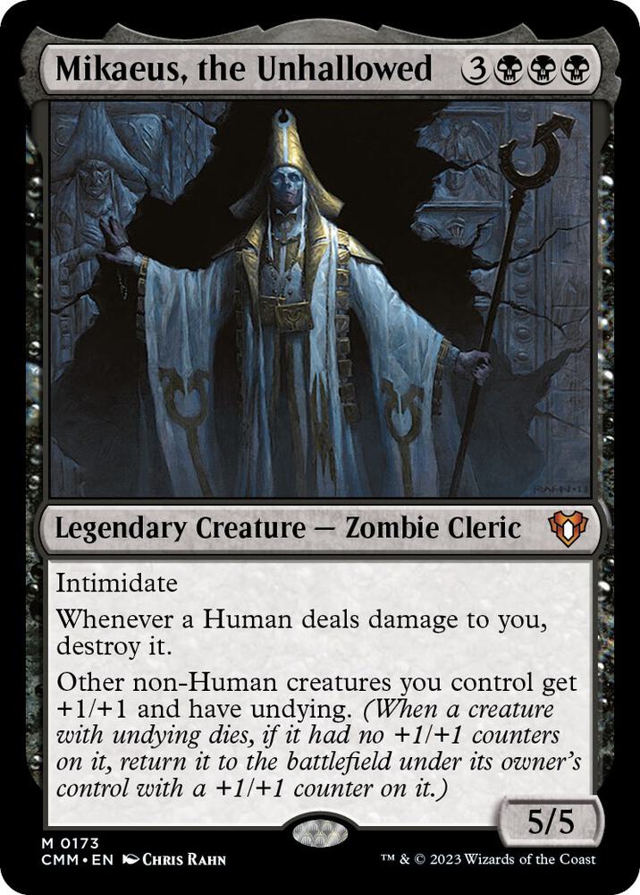 Mikaeus, the Unhallowed - Legendary Creature - Zombie Cleric Black