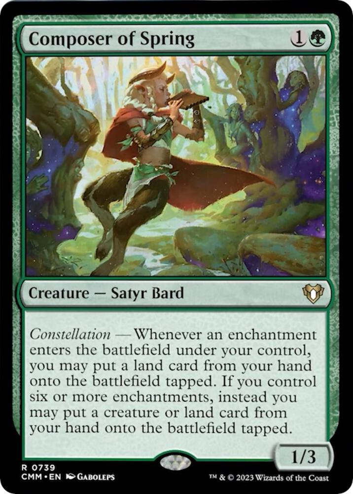 Composer of Spring - Green