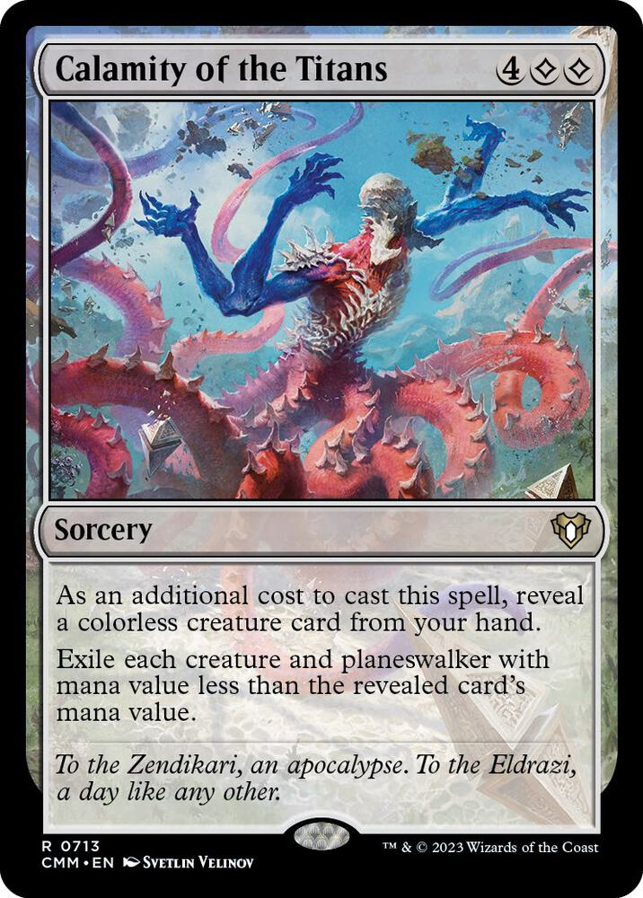 Calamity of the Titans - Colorless Eldrazi